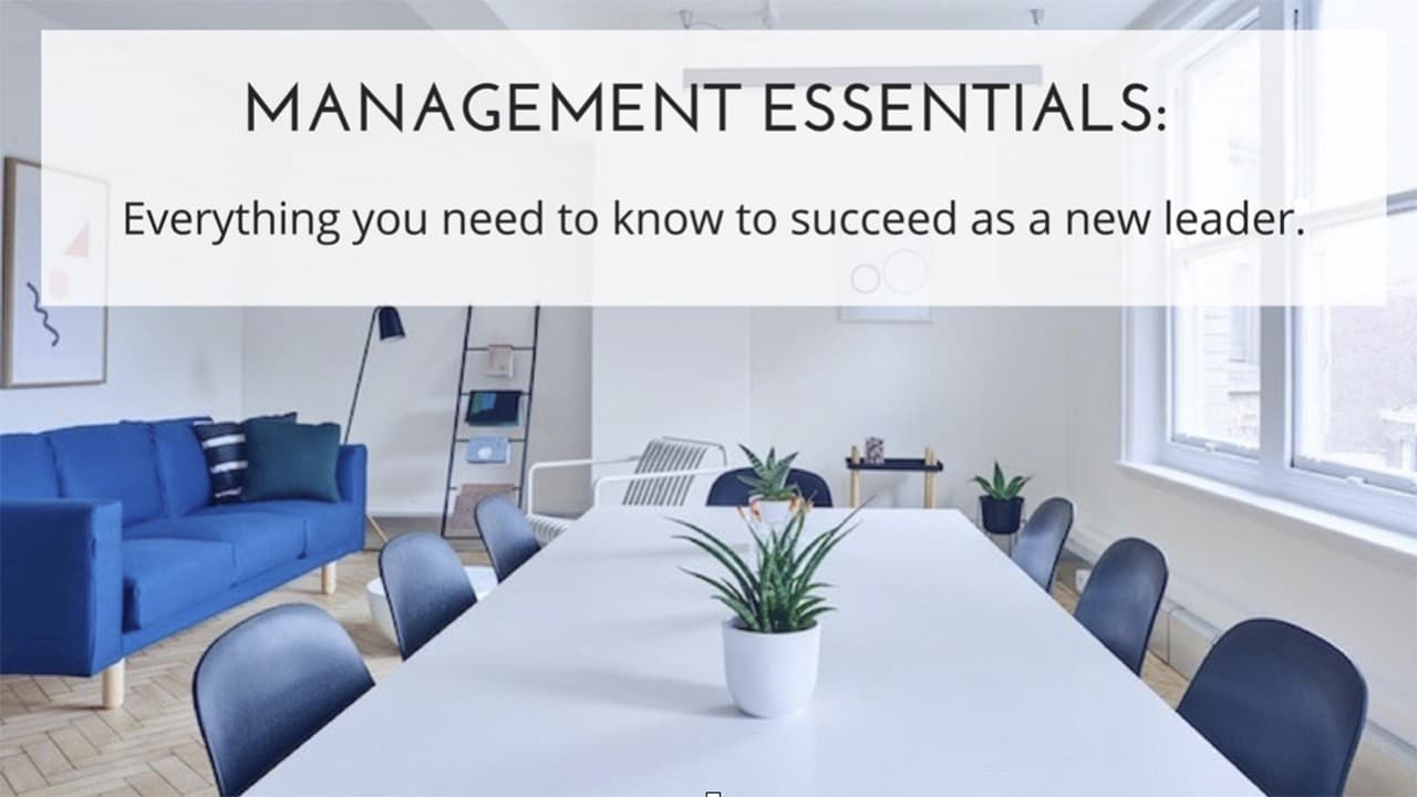 The Management Essentials Online Course